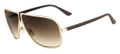 Salvatore Ferragamo Sunglasses SF102SL 719 Brushed Gold 65MM