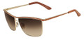 Salvatore Ferragamo Sunglasses SF113SL 717 Shiny Gold 60MM
