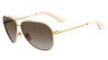 Salvatore Ferragamo Sunglasses SF118SL 719 Shiny Gold 60MM