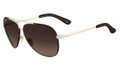 Salvatore Ferragamo Sunglasses SF118SL 732 Shiny Gold 60MM