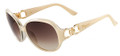 Salvatore Ferragamo Sunglasses SF601S 104 Pearl Ivory 59MM