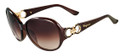 Salvatore Ferragamo Sunglasses SF601S 220 Pearl Dark Br 59MM