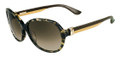 Salvatore Ferragamo Sunglasses SF607S 316 Grn Tort 58MM