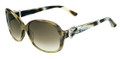 Salvatore Ferragamo Sunglasses SF613S 337 Grn Horn 59MM