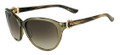 Salvatore Ferragamo Sunglasses SF614S 315 Crystal Khaki Grn 57MM