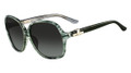 Salvatore Ferragamo Sunglasses SF646S 322 Striped Grn 59MM