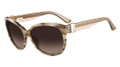 Salvatore Ferragamo Sunglasses SF651S 279 Striped Beige 59MM