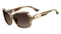 Salvatore Ferragamo Sunglasses SF657SL 279 Striped Beige 57MM