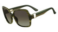 Salvatore Ferragamo Sunglasses SF659S 319 Striped Khaki 56MM