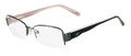 Valentino Eyeglasses V2100 060 Dark Gunmtl 52MM