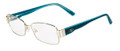 Valentino Eyeglasses V2101 719 Light Gold/Blue 52MM