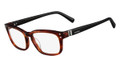 Valentino Eyeglasses V2633 225 Striped Rust 52MM