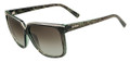 Valentino Sunglasses V605S 220 Havana/Grn 58MM