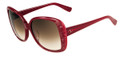 Valentino Sunglasses V618S 606 Rouge Noir 56MM