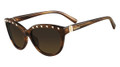Valentino Sunglasses V622S 236 Striped Br 57MM