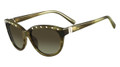 Valentino Sunglasses V622S 305 Striped Khaki 57MM