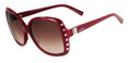 Valentino Sunglasses V623S 606 Rouge Noir 56MM