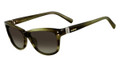 Valentino Sunglasses V627S 305 Striped Khaki 53MM