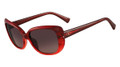Valentino Sunglasses V644S 618 Striped Red 54MM