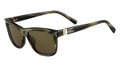Valentino Sunglasses V653S 305 Striped Khaki 54MM