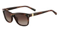 Valentino Sunglasses V653S 620 Striped Bordeaux 54MM