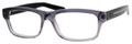 Christian Dior Eyeglasses BlkTIE 149 0M5W Gray Blk Crystal 52MM