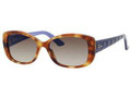 DIOR LADYIN 2/S Sunglasses 0C8V Havana Navy Blue 53-16-140