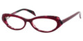Alexander McQueen Eyeglasses 4199 02JC Red Pink Havana 53MM