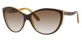 Alexander McQueen Sunglasses 4147/S 0GLN02 Br Yellow 61MM