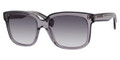Alexander McQueen Sunglasses 4213/S 0SS1JJ Blk Gray Transp 55MM