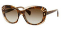 Alexander McQueen Sunglasses 4214/S 008LCC Champagne Havana 54MM