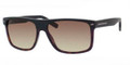 HUGO BOSS 0517/S Sunglasses 0AKV Blk Olive Amber 58-16-140