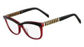 Fendi Eyeglasses 1030 003 Blk/Red 52MM