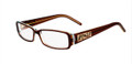 Fendi Eyeglasses 664R 231 Br N Crystal 53MM