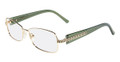Fendi Eyeglasses 933 714 Gold 54MM