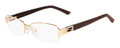 Fendi Eyeglasses 963 714 Gold 53MM