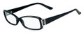 Fendi Eyeglasses 974 001 Blk 53MM