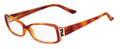 Fendi Eyeglasses 974 725 Blonde Havana 53MM