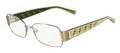 Fendi Eyeglasses 982 315 Shiny Grn 52MM