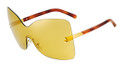 Fendi Sunglasses 5273 799 Yellow / Havana 65MM