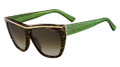 Fendi Sunglasses 5284 210 Striped Br / Gold 58MM
