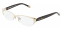 Dolce & Gabbana Eyeglasses DG 1220 488 Pale Gold 52MM