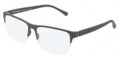 Dolce & Gabbana Eyeglasses DG 1236 1181 Rubber Gray 54MM