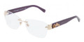 Dolce & Gabbana Eyeglasses DG 1241 1208 Pale Gold 54MM