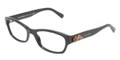 Dolce & Gabbana Eyeglasses DG 3150 501 Blk 52MM