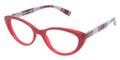 Dolce & Gabbana Eyeglasses DG 3162P 2714 Red Grad 52MM