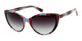 Dolce & Gabbana Sunglasses DG 4181P 27198G Stripes Azure/Red/Blue 56MM