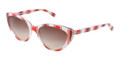 Dolce & Gabbana Sunglasses DG 4181P 272213 Stripes Red/Br/Wht 56MM