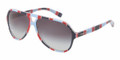 Dolce & Gabbana Sunglasses DG 4182P 27198G Stripes Azure/Red/Blue 60MM
