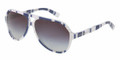 Dolce & Gabbana Sunglasses DG 4182P 27208G Stripes Blue/Wht 60MM